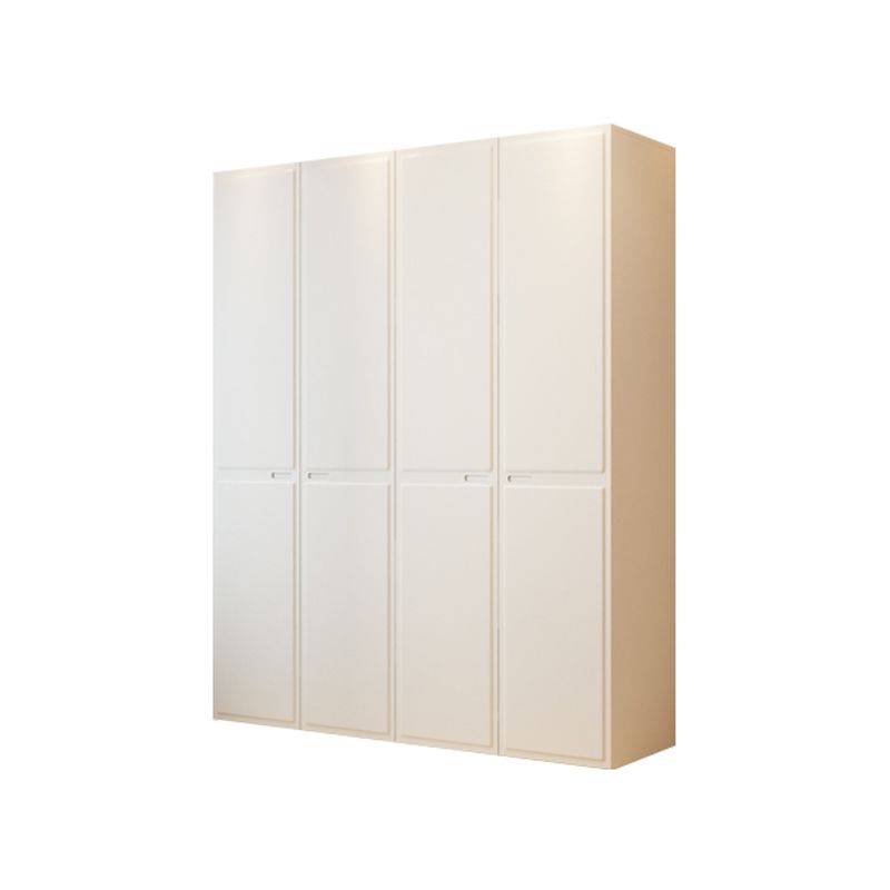 Contemporary Wardrobe Closet with Drawer White Wardrobe Cabinet