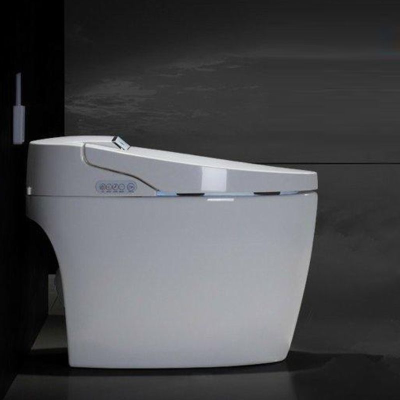 Modern Porcelain Flush Toilet Floor Mounted Siphon Jet All-In-One Toilet