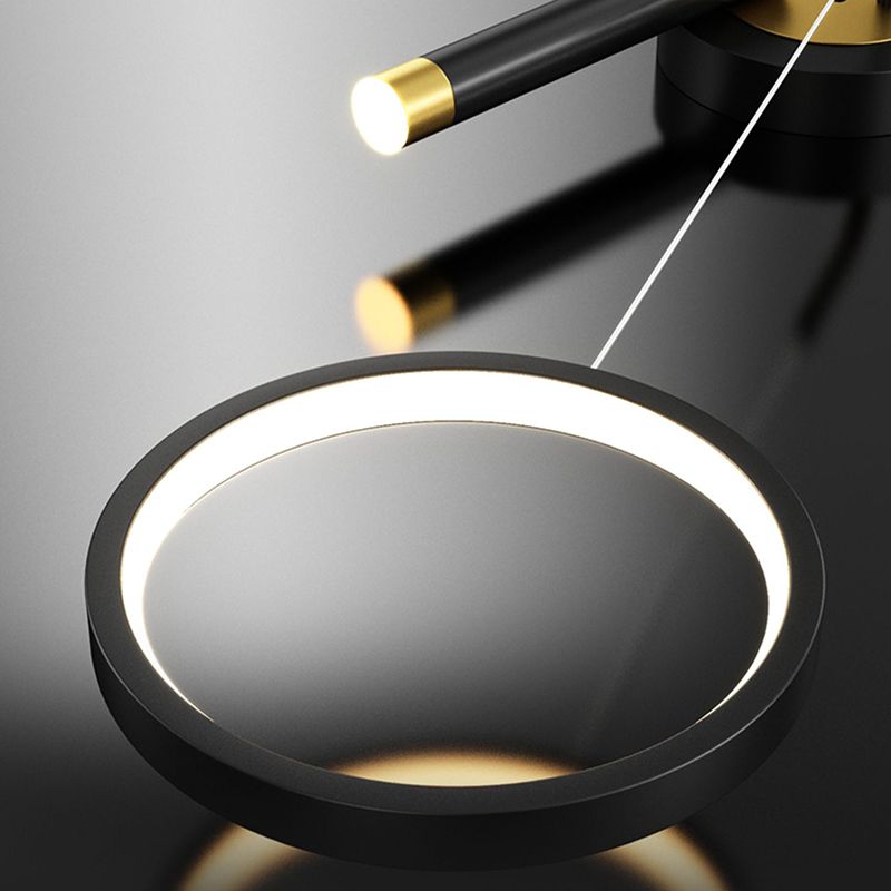 Modern Style Unique Shape Wall Sconce Metal 2 Light Wall Lighting for Bedroom