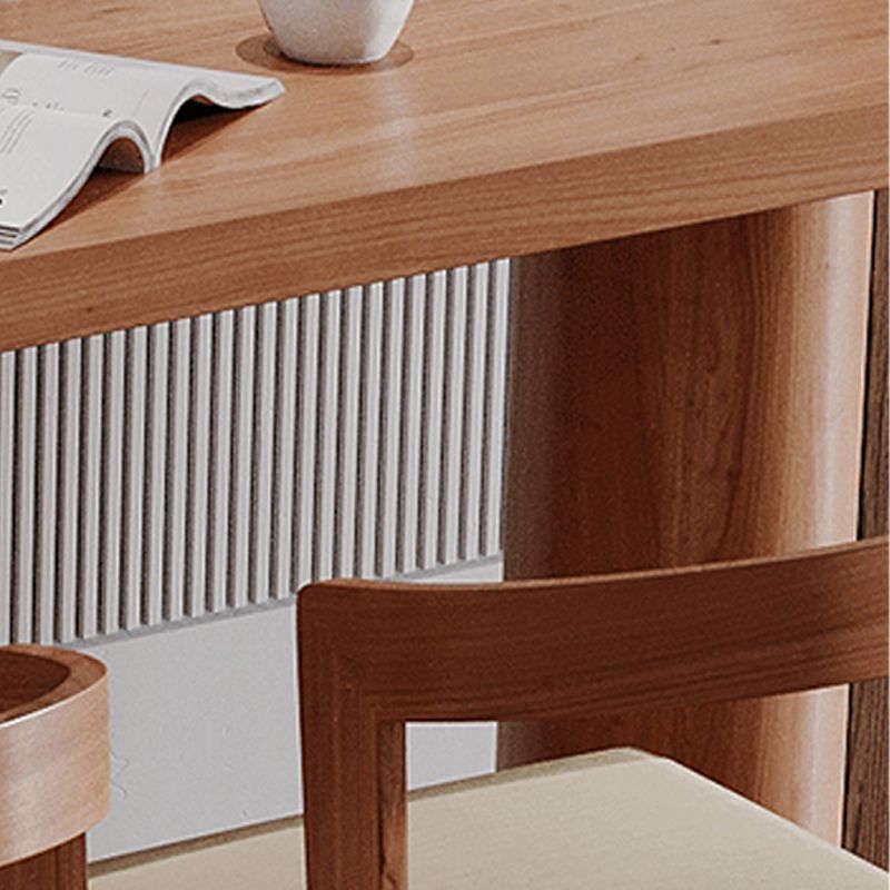 Double Pedestal Bar Table Industrial Pine Solid Wood Bar Dining Table for Living Room