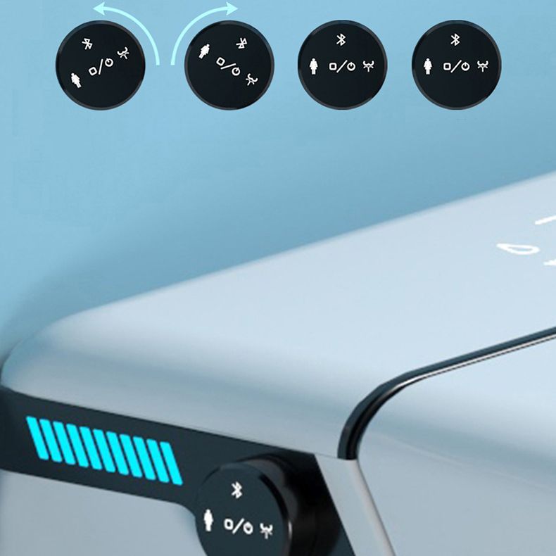 Modern Wall Mount Toilet All-In-One ABS Single Flush Toilet Bowl