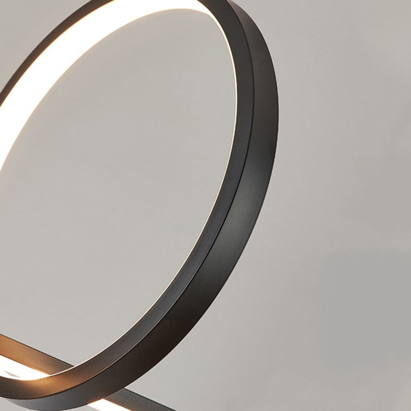 Geometric Island Light Fixture Modern Pendant Light Metal 2 Light Chandelier Lights