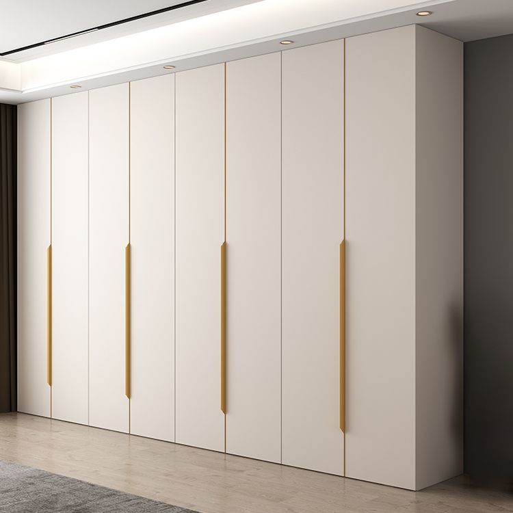 Contemporary Style Wardrobe Armoire Engineered Wood Wardrobe for Home