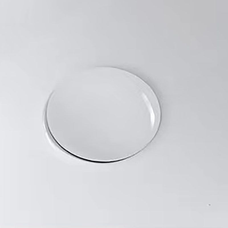 Modern Drop-in Bathroom Sink Porcelain with Overflow Basin Sink(Not Included Faucet)