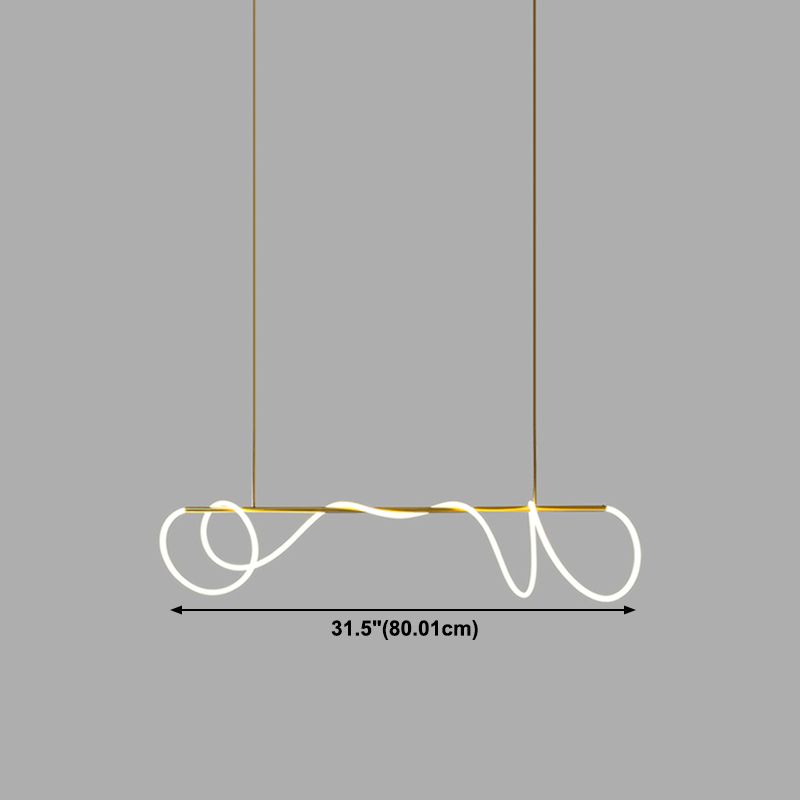 Modern Flexible Dining Chandelier Light Modern Dining Room Pendant Light Fixture