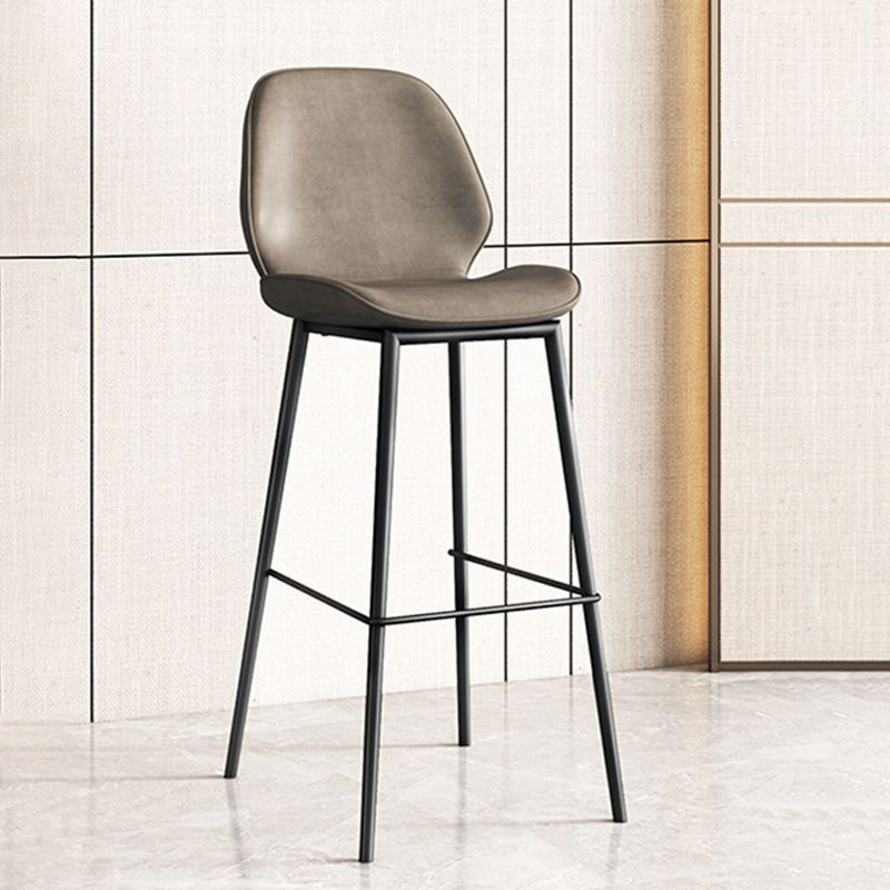 Industrial Bucket Counter & Bar Stool Footrest Metal Indoor Counter Chair