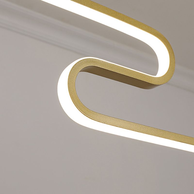 Ideas de iluminación de isla de metal lineal Ideas de té modernas iluminación de islas