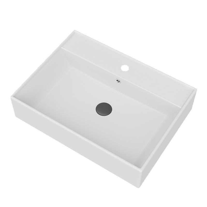 White Rectangular Trough Bathroom Sink Modern Trough Bathroom Sink