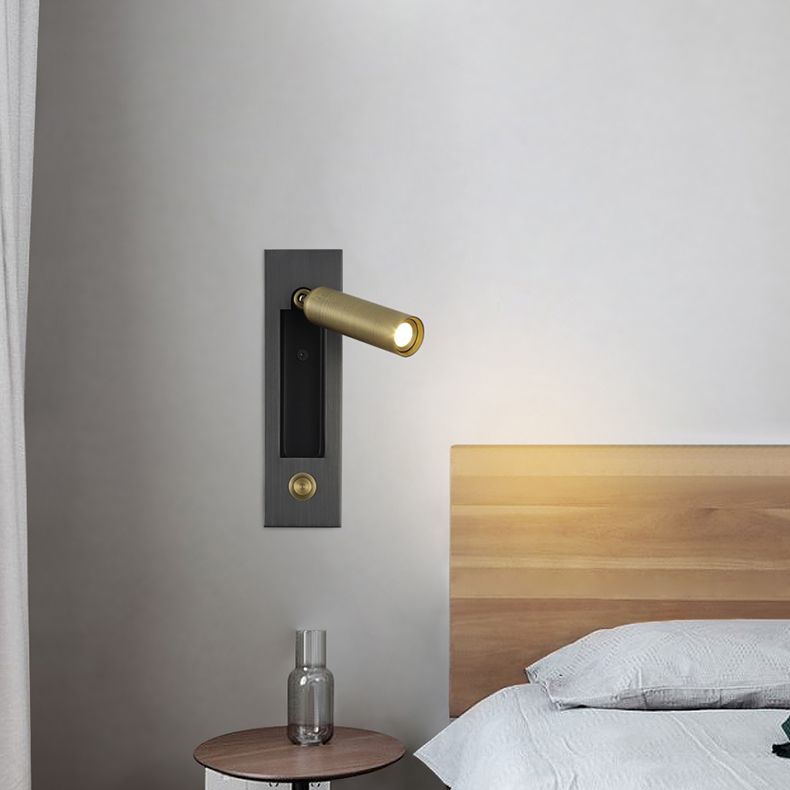 1 Light Unique Wall Sconce Modern Style Metal Wall Lighting for Reading