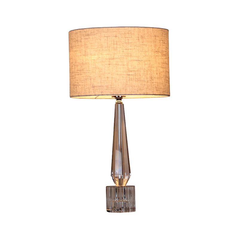 1 lampe de table de nuit ombragée de tête