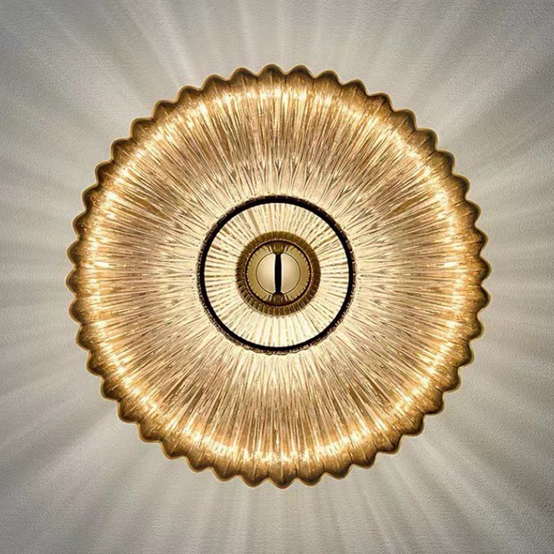 Single Modernism Black/White Wall Mounted Sconce LED Glass Wall Light