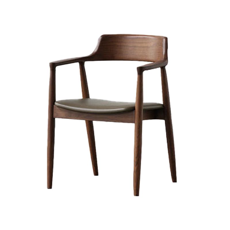 Traditional Kitchen Dining Chairs Solid Wood Arm Dining Chairs