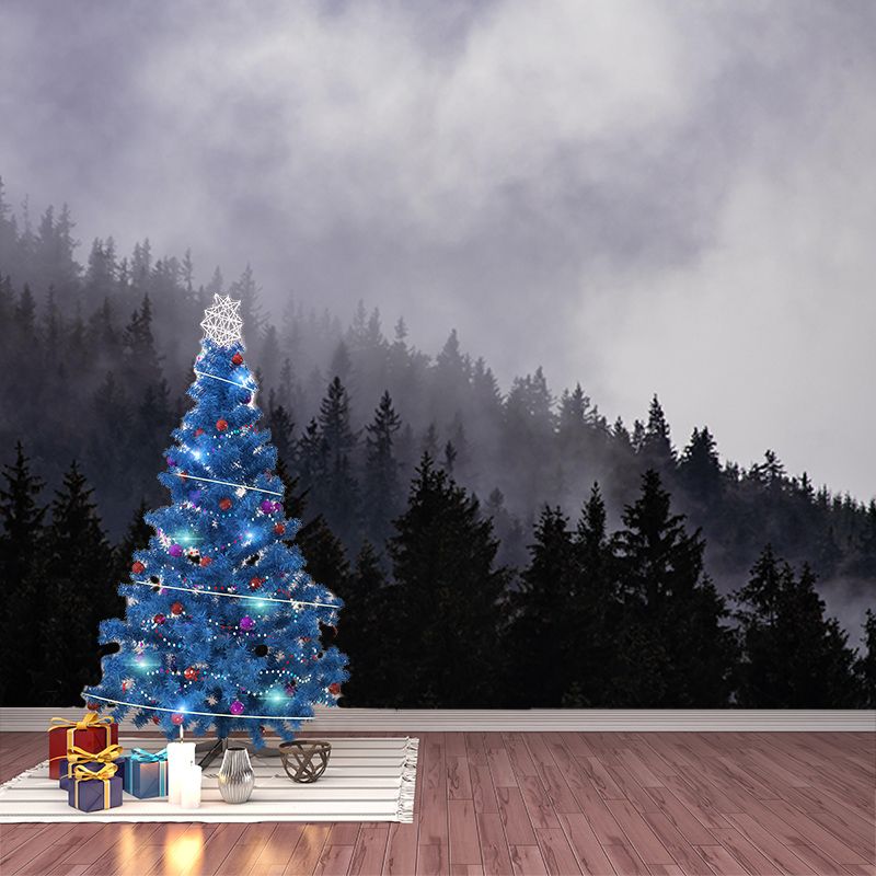 Contemporary Photography Forest Wall Mural Wallpaper Sleeping Room Wall Art