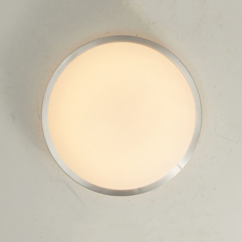 1-Licht Ronde Flush Mount Plafond Verlichtingsarmatuur Moderne Stijl Acryl Led Flush Licht