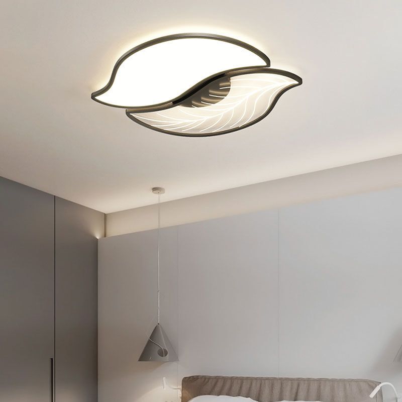 Acrylique Flush moderne Mount Lamp Lampe à DEL Flush Mount Lighting for Living Room