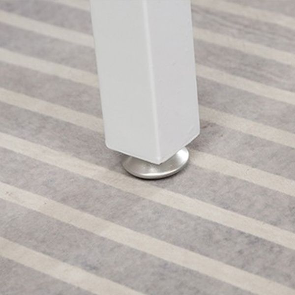 Contemporary Backless Counter Stool Pine Wood Armless Barstool with White Sled Base