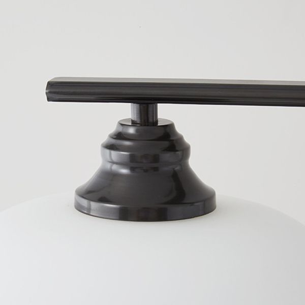 Metal/Glass Kitchen Island Lighting Modern Golden/Black Ceiling Light for Foyer