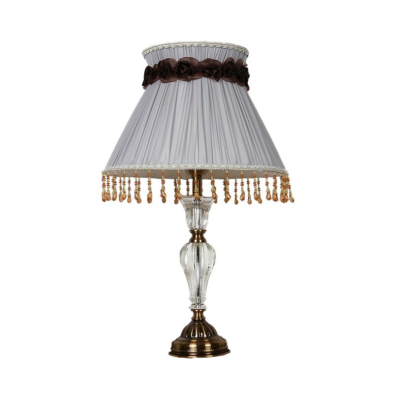 1 lumière de la lampe de nuit en tissu léger