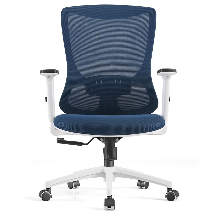 Height-adjustable Office Chair Modern Working Chair with Wheels