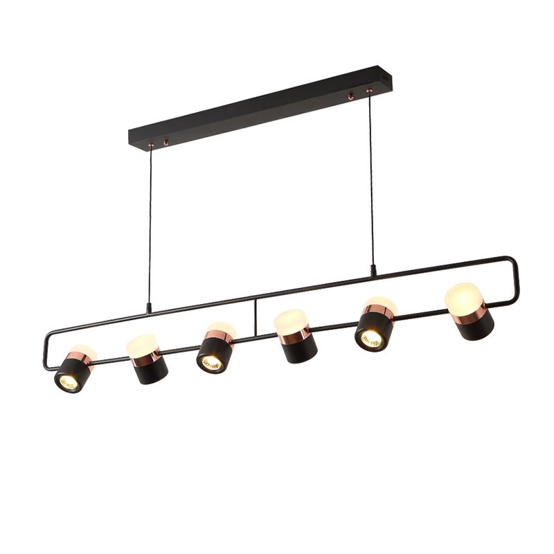 Contemporary Pendant Lights Cylinder Hanging Lights for Kitchen Island