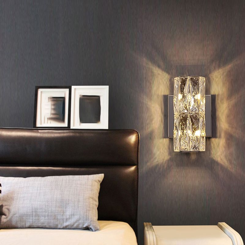 Crystal Wall Sconce Post-Modern Style Wall Light Fixture for Living Room