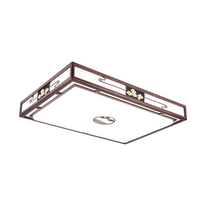 Modern Flushmount Ceiling Lamp 1-Light Living Room Flush Mount Light Fixture with Acrylic Shade