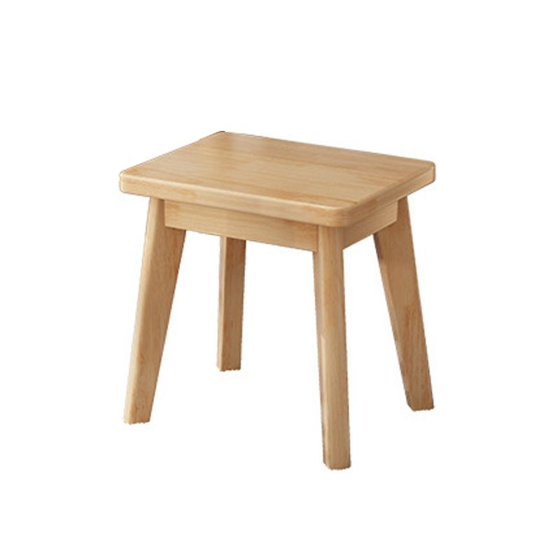 Scandinavian Rubberwood Makeup Counter 2 Drawers Vanity Dressing Table