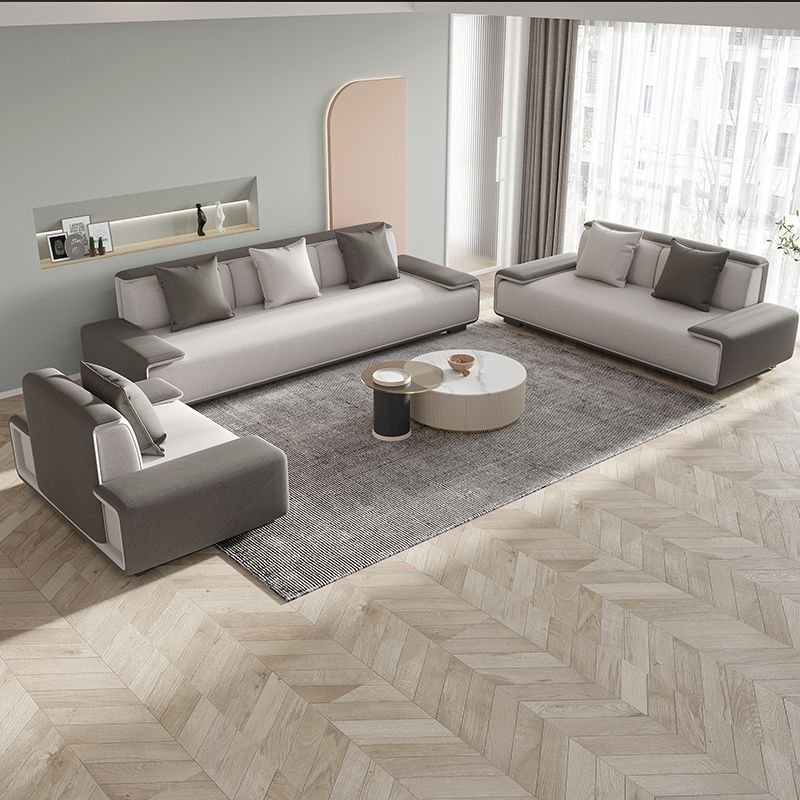 29.52"H Faux Leather Stain Resistant Pillow Top Arm Sofa for Living Room