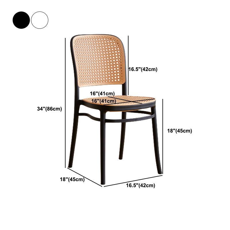 Modern Plastic Frame Counter Bar Stool Footrest Armless Stool