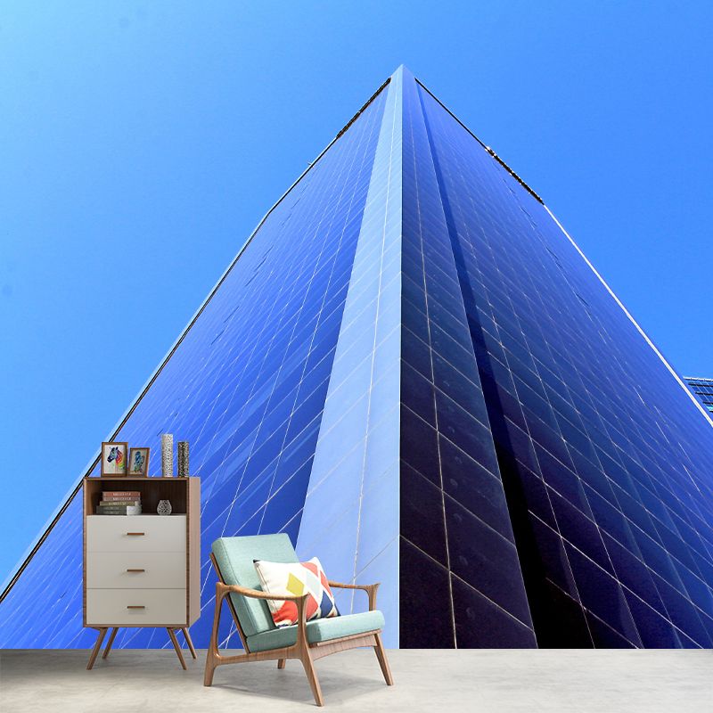 Contemporary Photography Style Building Mural Wallpaper Mildew Resistant for Wall Decor