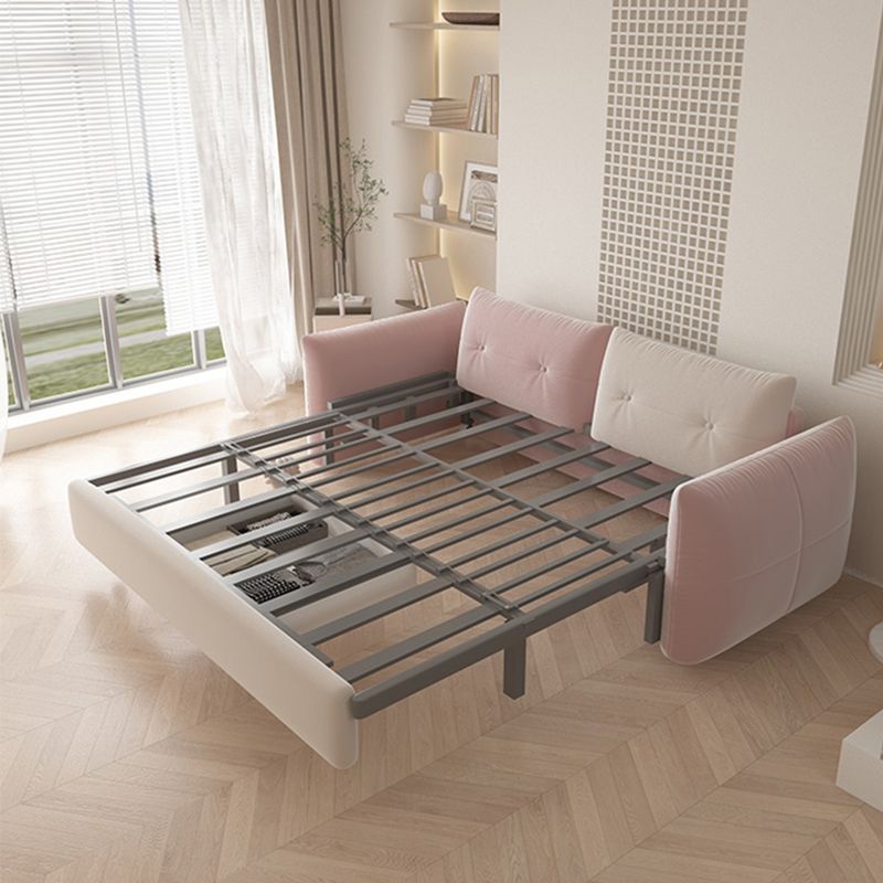 Contemporary Foldable Futon Sleeper Pink Futon Sleeper Sofa Bed