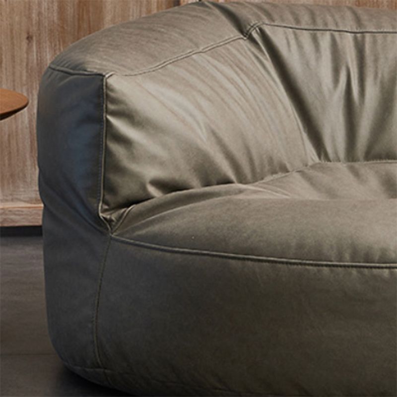 Nordic Bonded Leather Armless Tight Back EPP Filled Aceent Chair