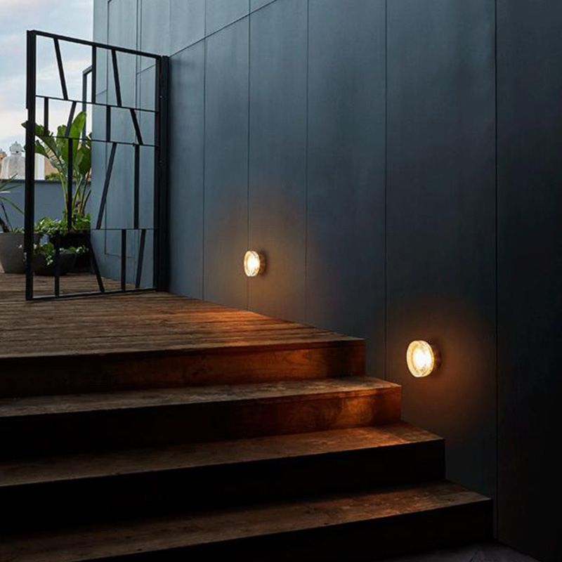 Simple Shape Wall Light Fixture Modern Glass Wall Light Fixtures for Wash Room