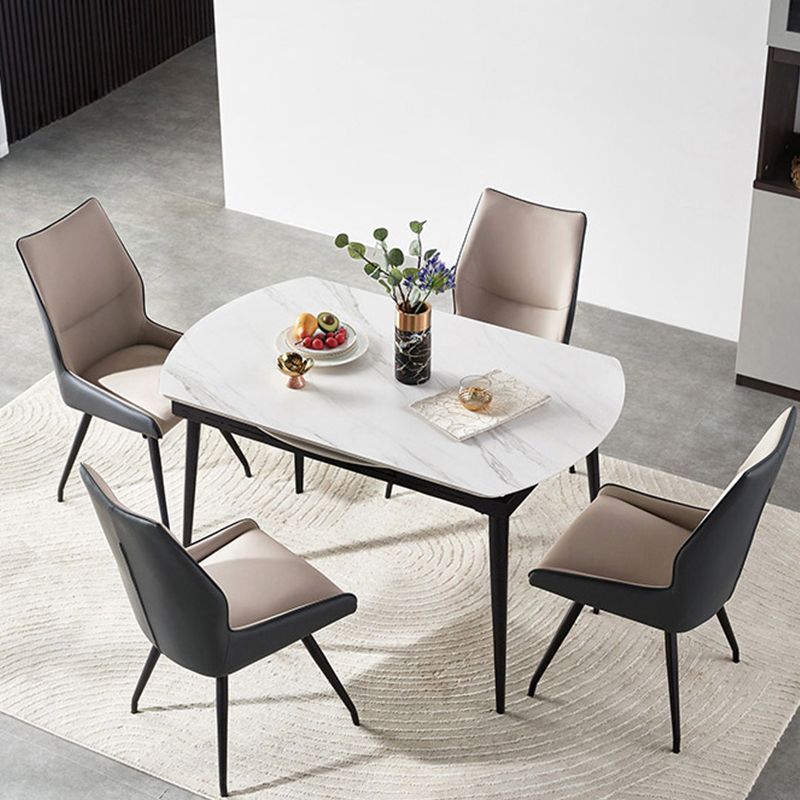 Contemporary Rectangular and Round Easy Folding Stone Dining Table