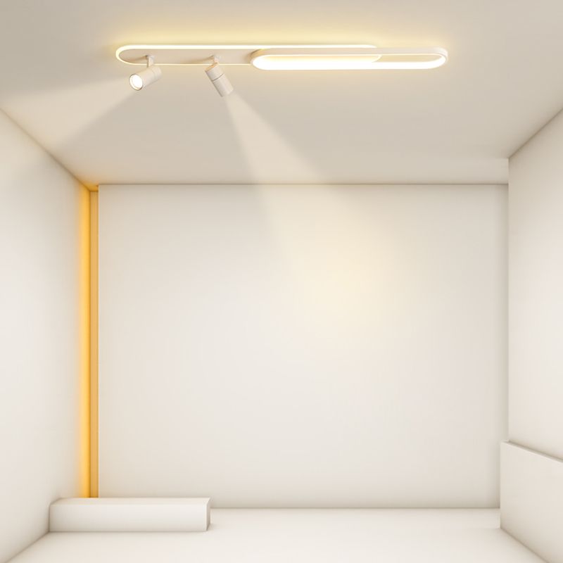 Plafonnier LED moderne met en lumière les luminaires encastrés en métal