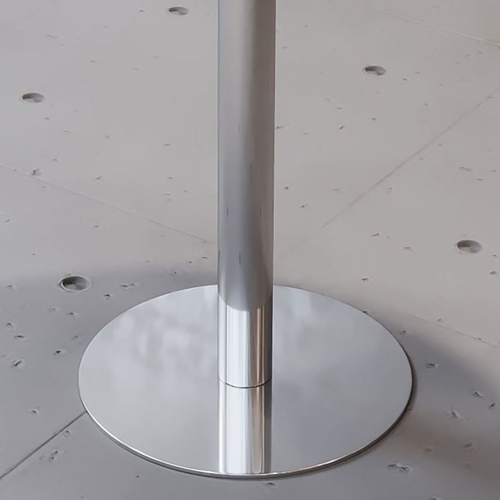Industrial Style Dining Table Stainless Steel Dining Site Table for Home