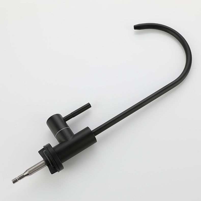 Contemporary Single Handle Kitchen Faucet Pull Down 1-Hold Bar Faucet with No Sensor