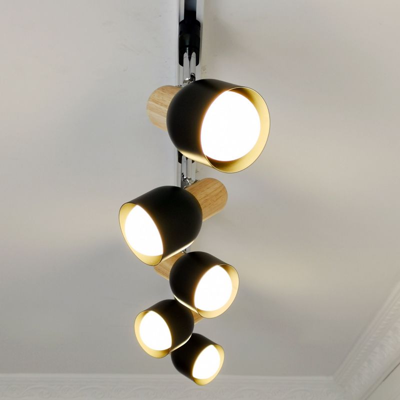 Metal Shaded Ceiling Mounted Light Simplicity Style Ceiling Light Fixture for Living Room