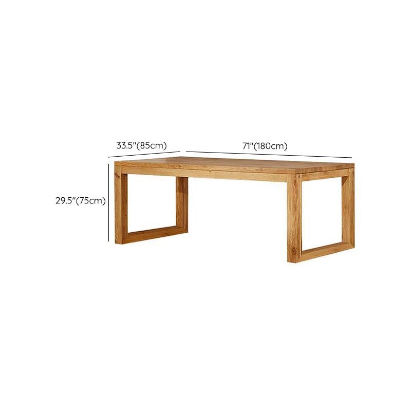 Modern 1/9 Pieces Dining Set Rectangle Pine Wood Dining Table for Dining Room