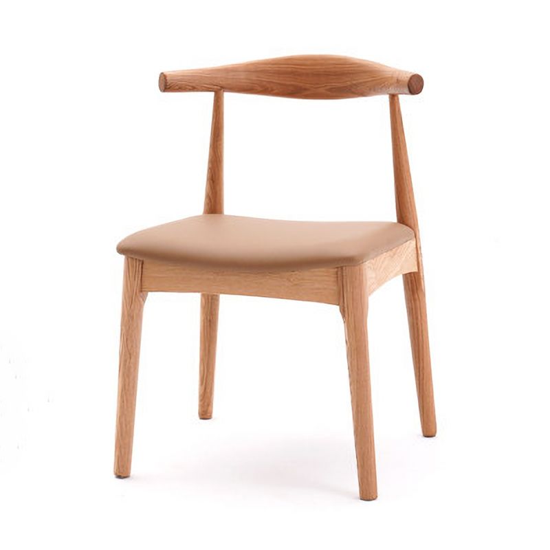 Silla lateral de comedor de madera industrial Silla de comedor con respaldo abierto para restaurante