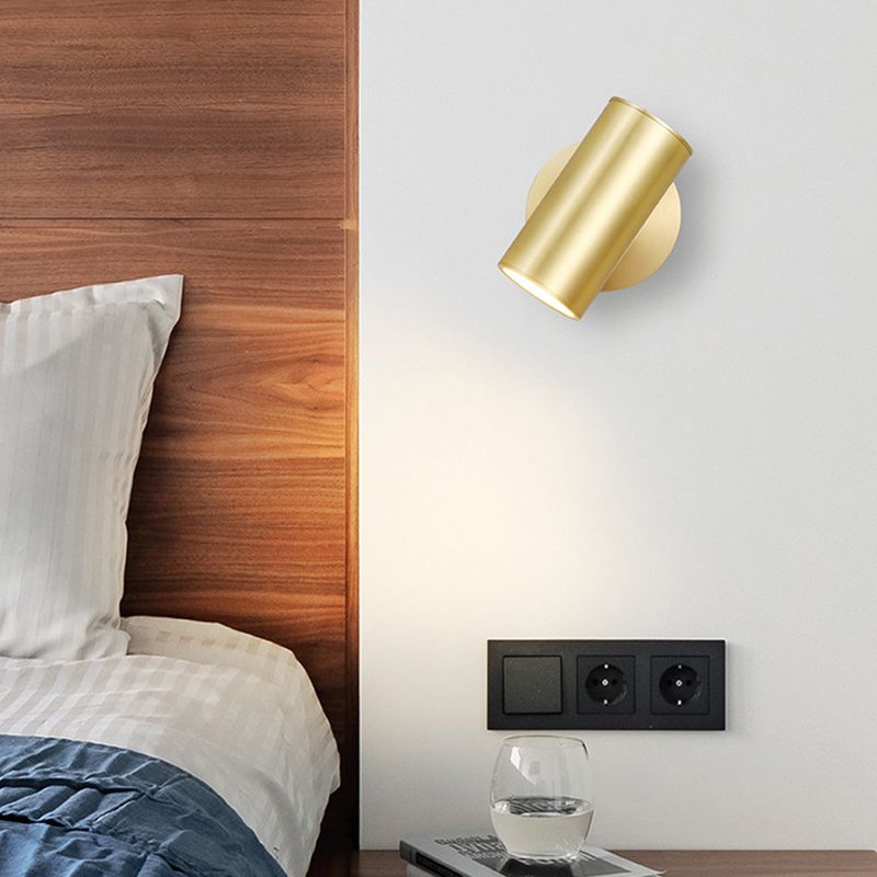 Metal Cylinder Vanity Wall Lights Industrial Style 1 Light Vanity Lighting Ideas