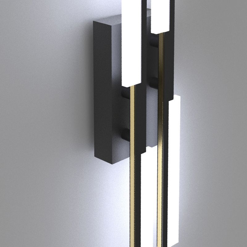 Linear Wall Light Wall Mounted Reading Lights Modern Bathroom Wall Sconces with Acrylic Shade