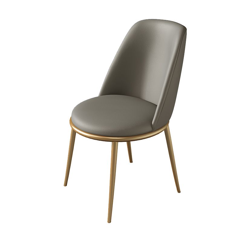 Nordic 1/4/5 Pieces Dining Set Sintered Stone Dining Table with Leather Chairs