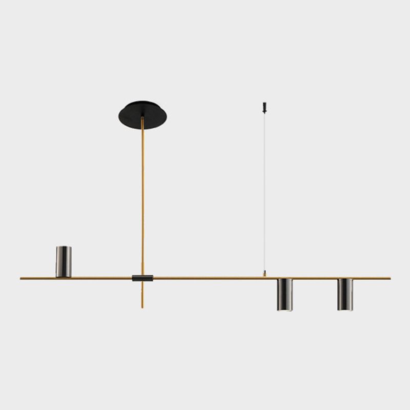 Luces colgantes colgantes de cilindro de estilo moderno accesorios de iluminación de metal