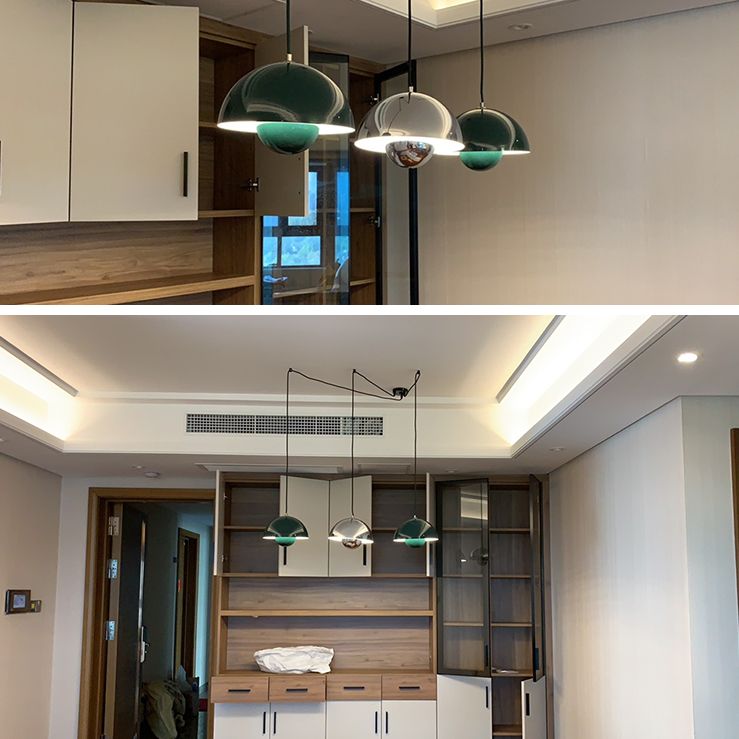 Makkaron -Anhänger leichter nordischer moderner Stil Hanglampe für Schlafzimmer Esszimmer