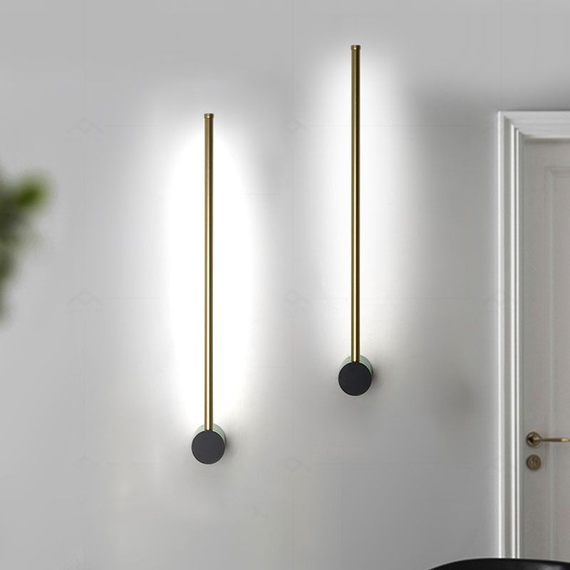 Lampade a parete lineare in alluminio semplice design semplice stile a led lampade a LED