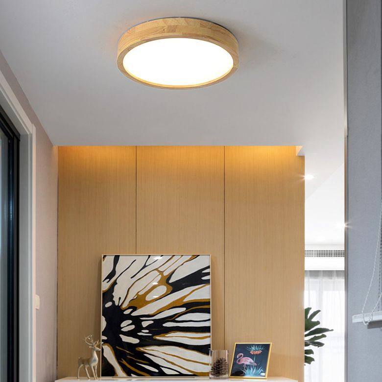 Modern Flush Mount Ceiling Chandelier Wood Flush Mount Lights