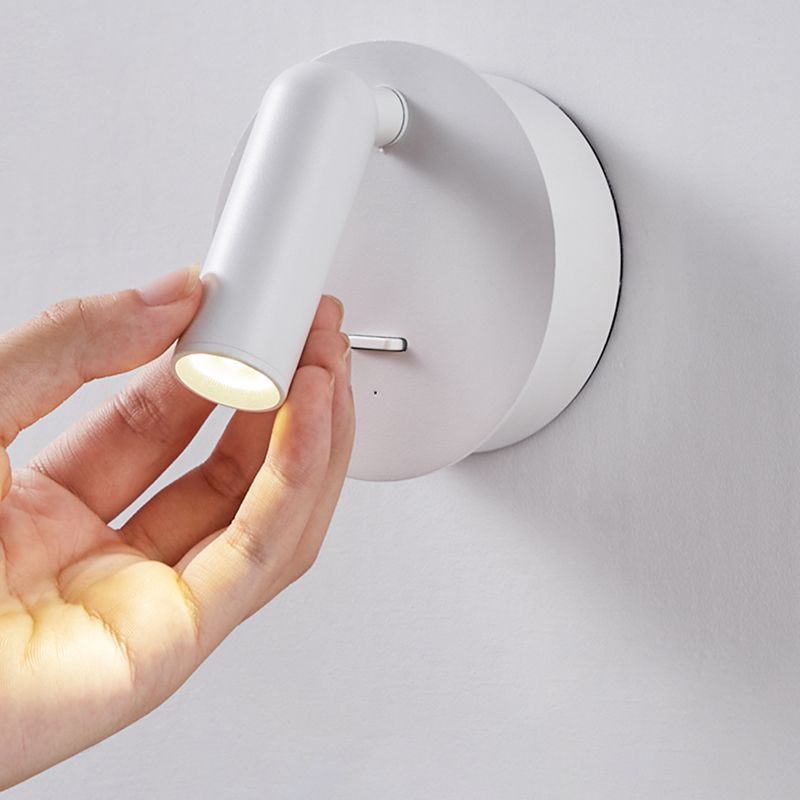 3.9 Inch H Mini Bedside LED Reading Light Modern Minimalist Spotlight Bedroom Wall Lamp
