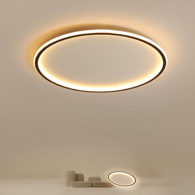 Schlafzimmer LED Flush Deckenleuchten Super-dünne zeitgenössische Flush Mount Licht mit Kreis Form