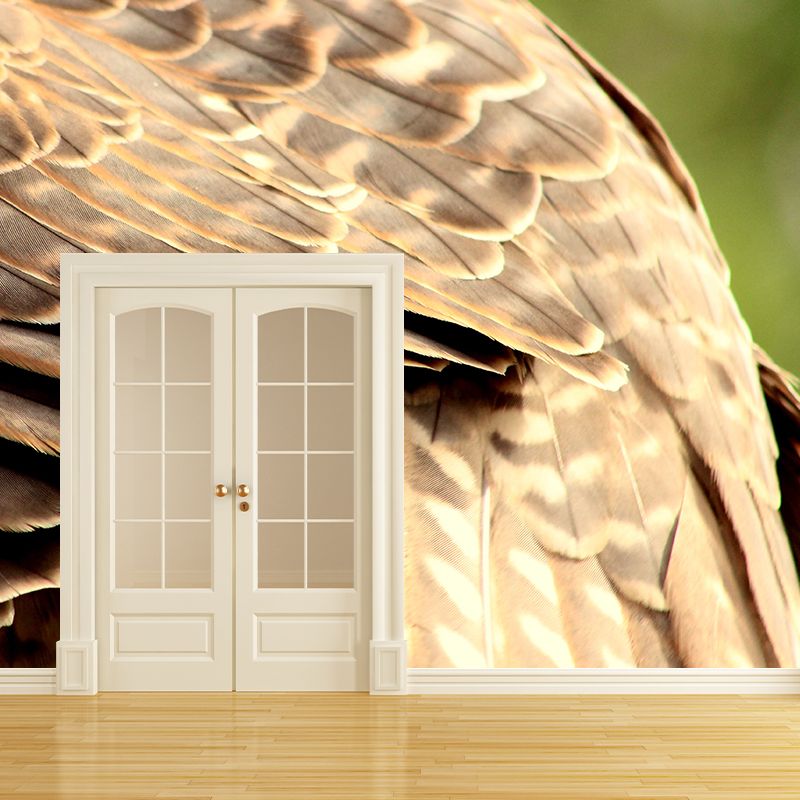 Feather Removable Wall Mural for Sitting Room, Customized Size Available